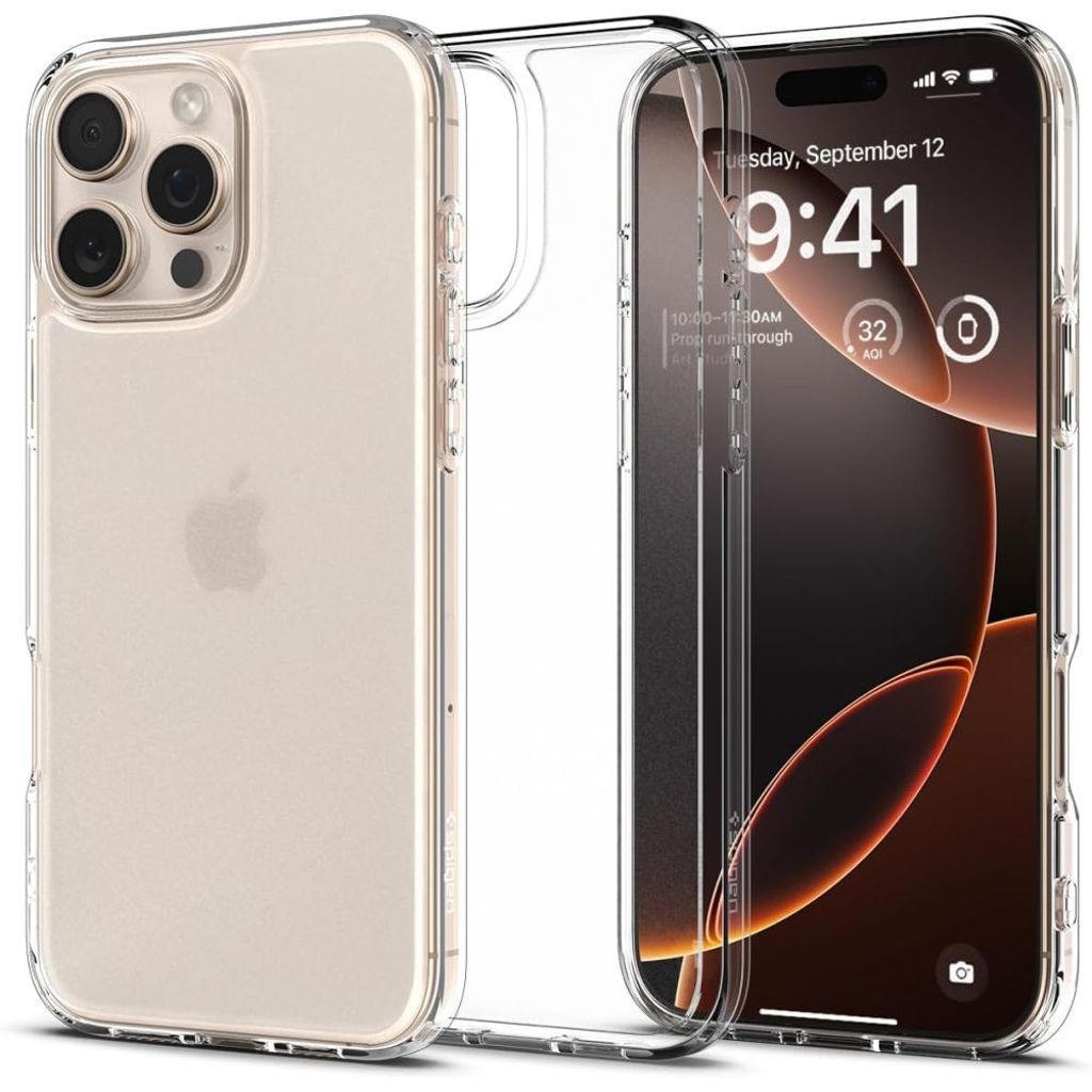 Spigen Ultra Hybrid Deksel til iPhone 16 Pro - Gjennomsiktig
