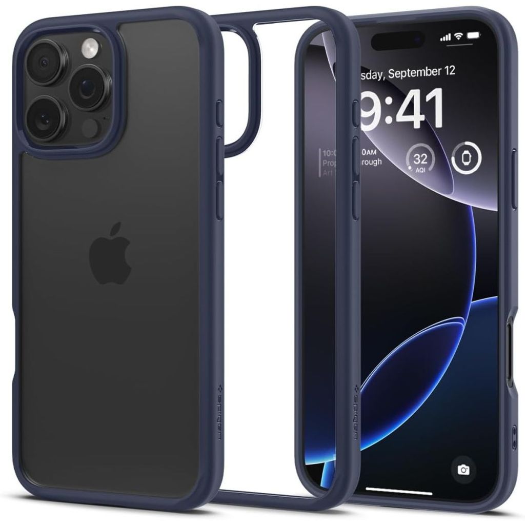 Spigen Ultra Hybrid Case for iPhone 16 Pro Max - Blue