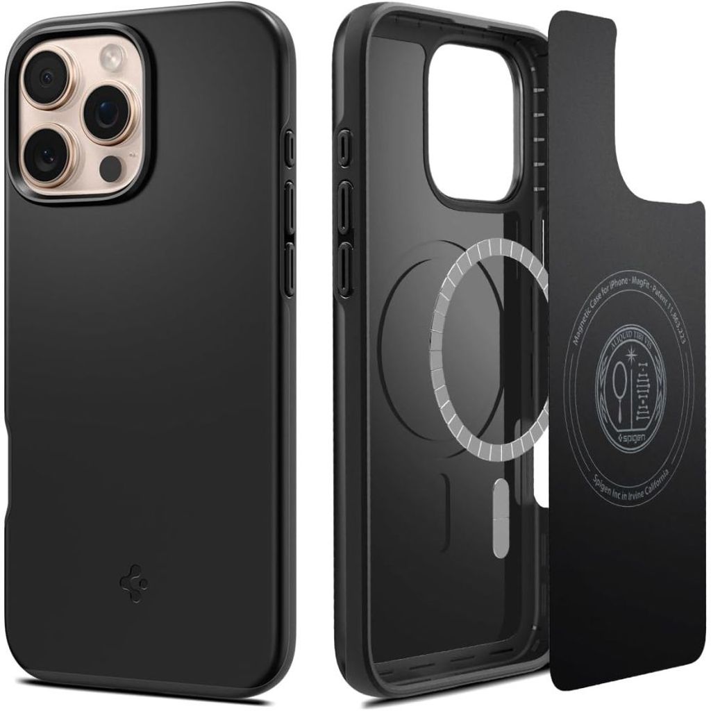 Spigen Thin Fit MagSafe Case for iPhone 16 Pro Max - Black