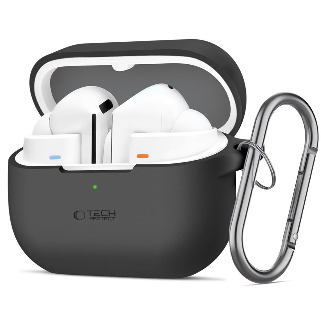Tech-Protect Silicone Hook Cover til Samsung Galaxy Buds 3/3 Pro - Sort