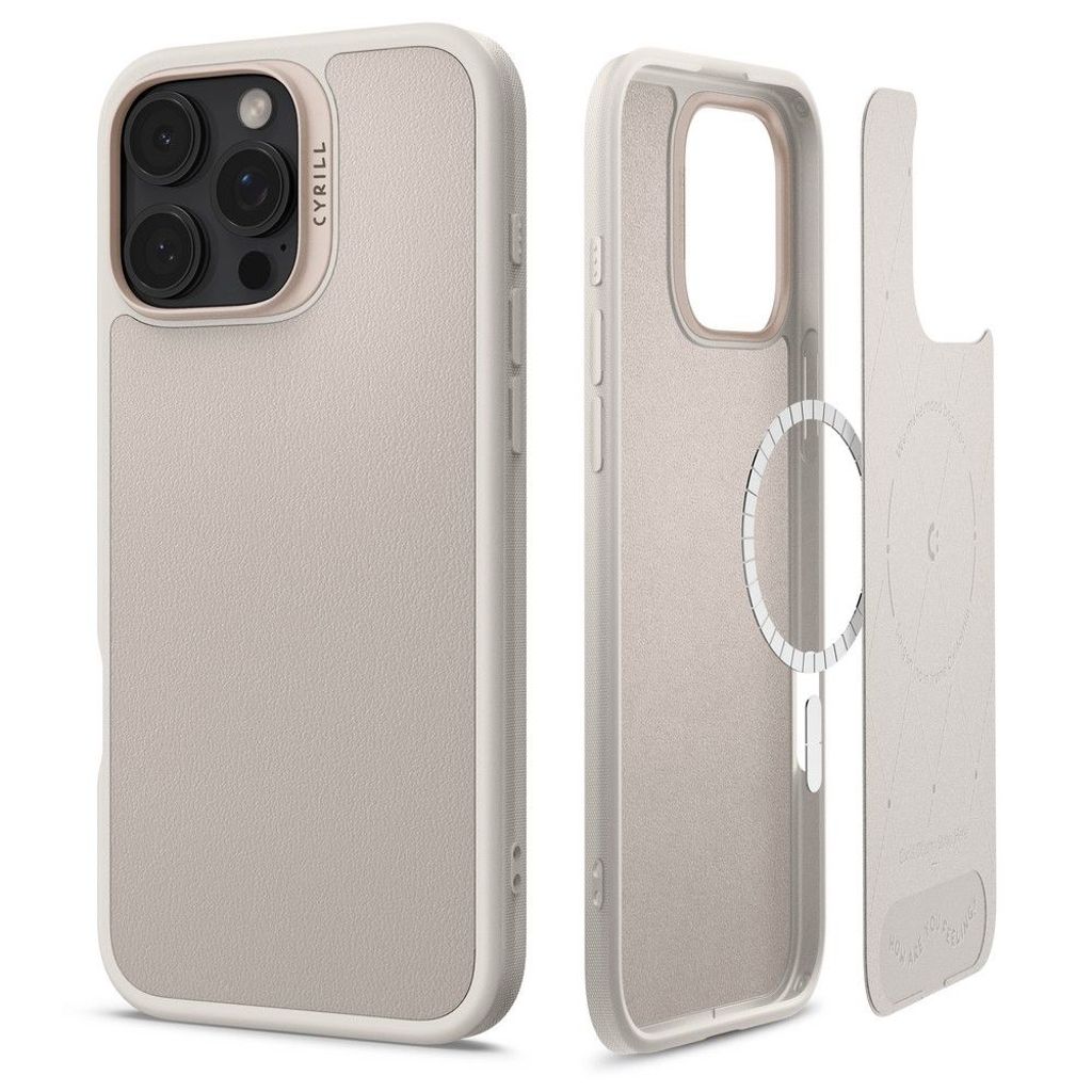 Spigen Cyrill Kajuk MagSafe Case for iPhone 16 Pro Max - Beige