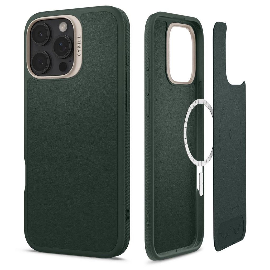 Spigen Cyrill Kajuk MagSafe Case for iPhone 16 Pro Max - Green