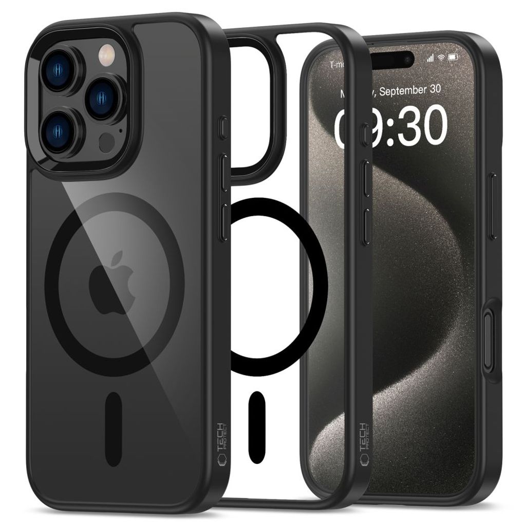 Tech-Protect MagMat MagSafe Case for iPhone 16 Pro - Transparent