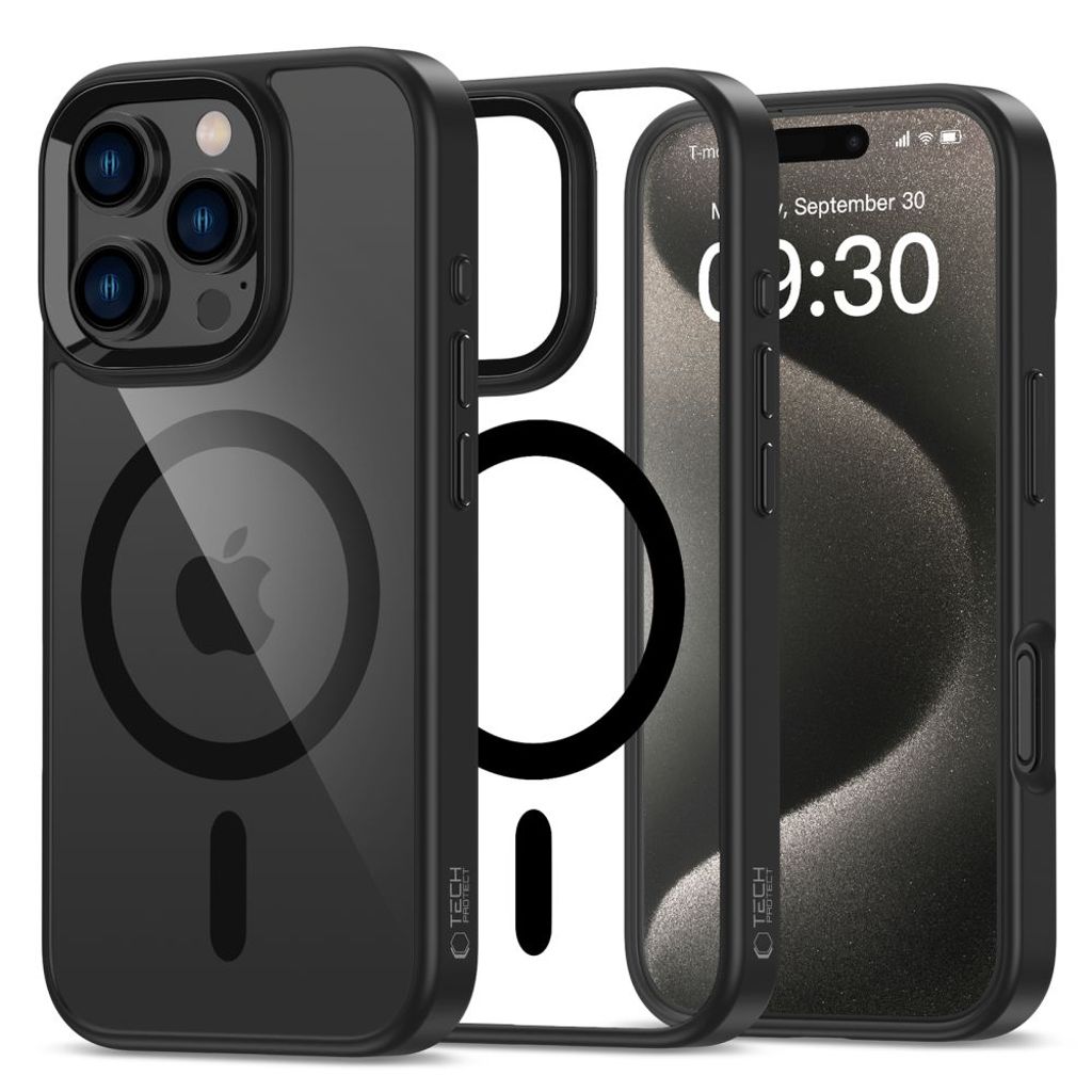 Tech-Protect MagMat MagSafe Case for iPhone 16 Pro Max - Transparent