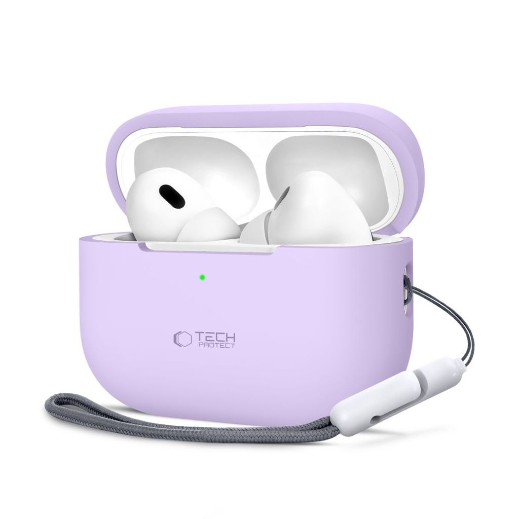 Tech-Protect Silicone Case for AirPods Pro 1 / 2 - Purple