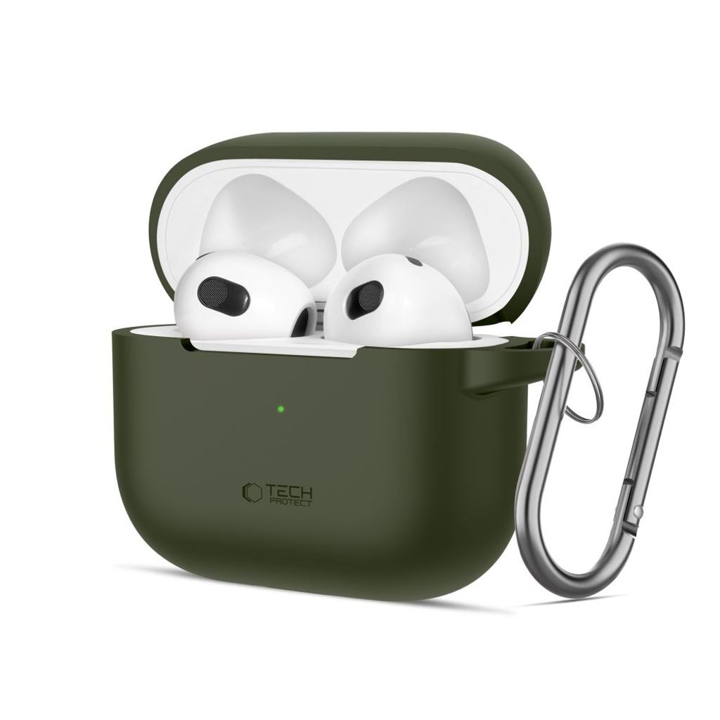 Tech-Protect Silicone Hook Case for AirPods 3 - Green