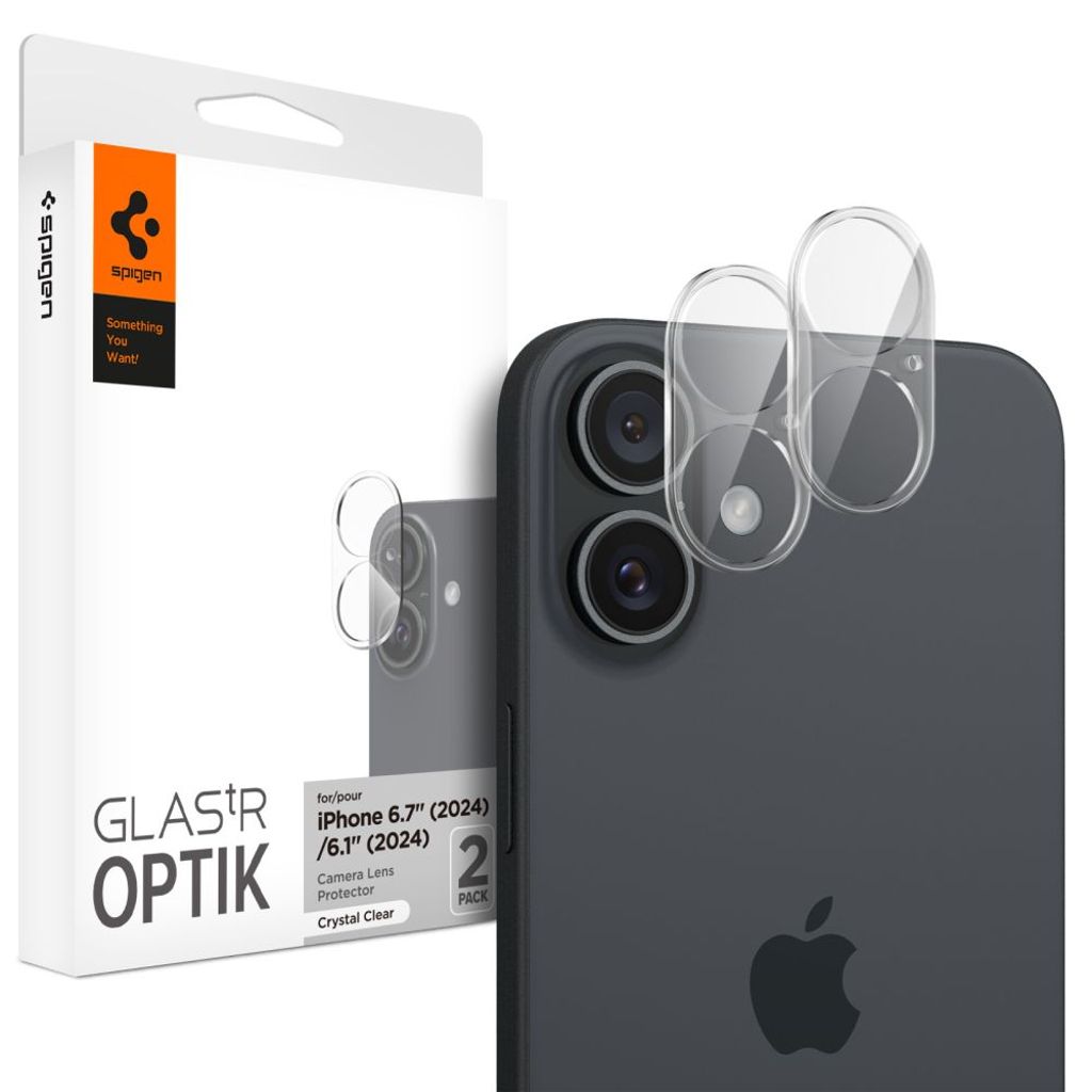 Spigen Optik Glas.tR Linssinsuoja iPhone 16/16 Plus