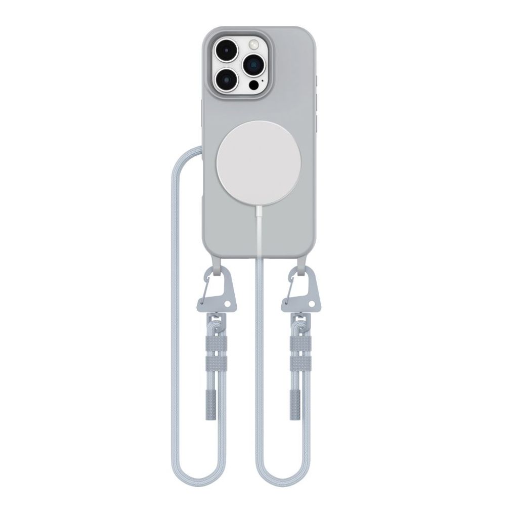 Tech-Protect MagNecklace MagSafe Deksel til iPhone 16 Pro Max - Grå