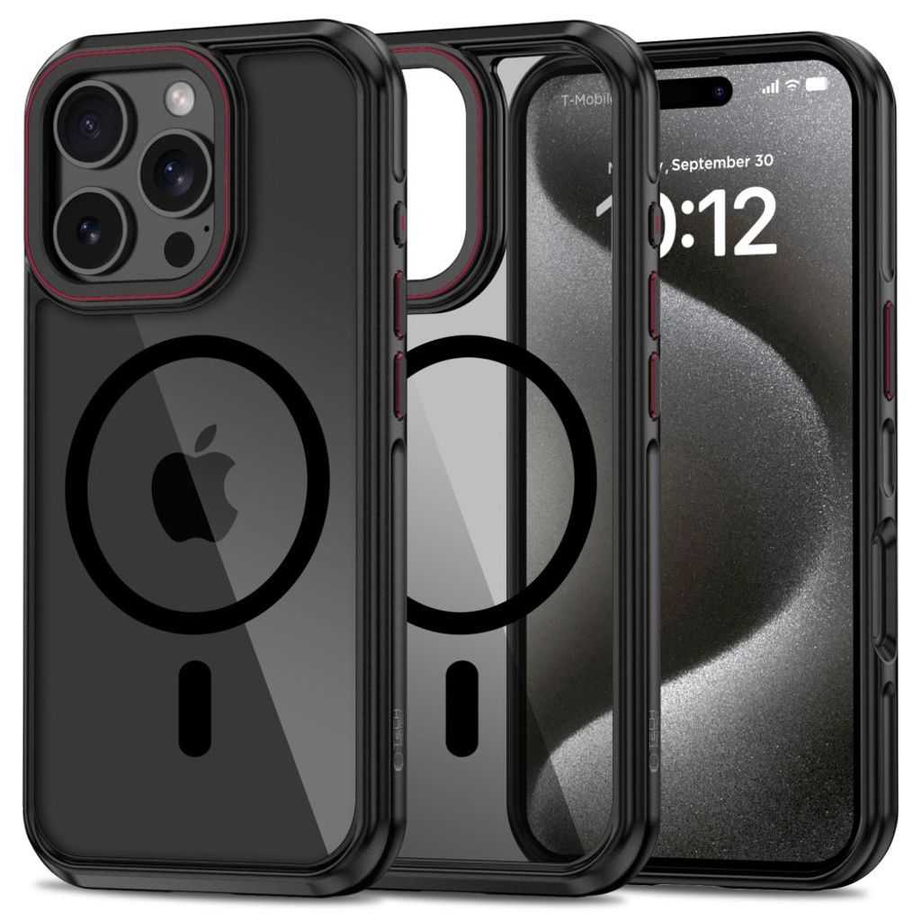 Tech-Protect MagHybrid MagSafe Case for iPhone 16 Pro - Black