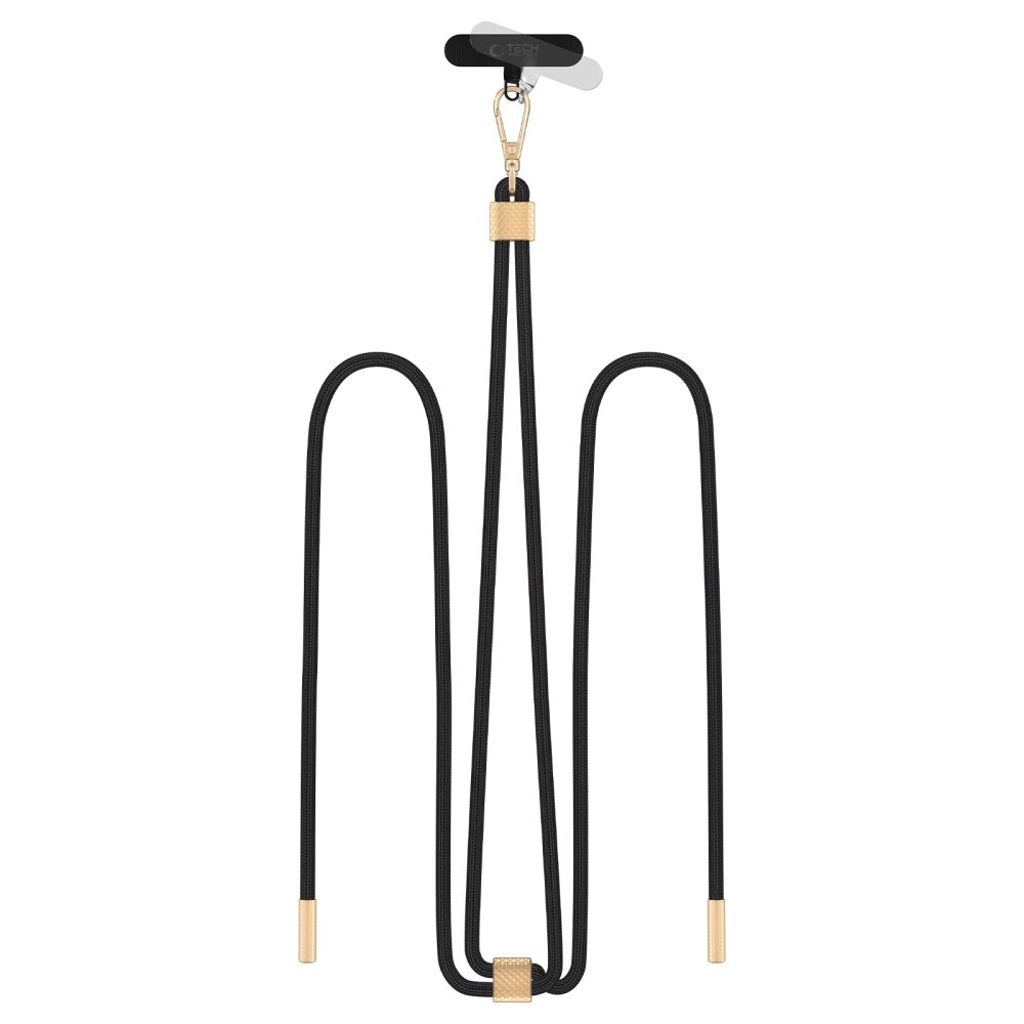 Tech-Protect C2S Crossbody puhelinhihna – Musta