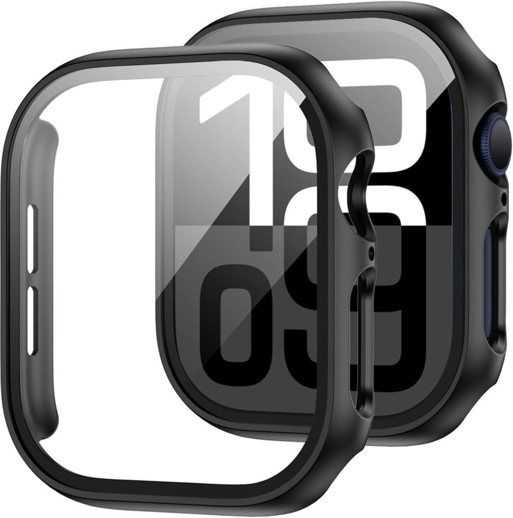 Tech-Protect Defense360 Deksel til Apple Watch 10 (42mm) - Svart