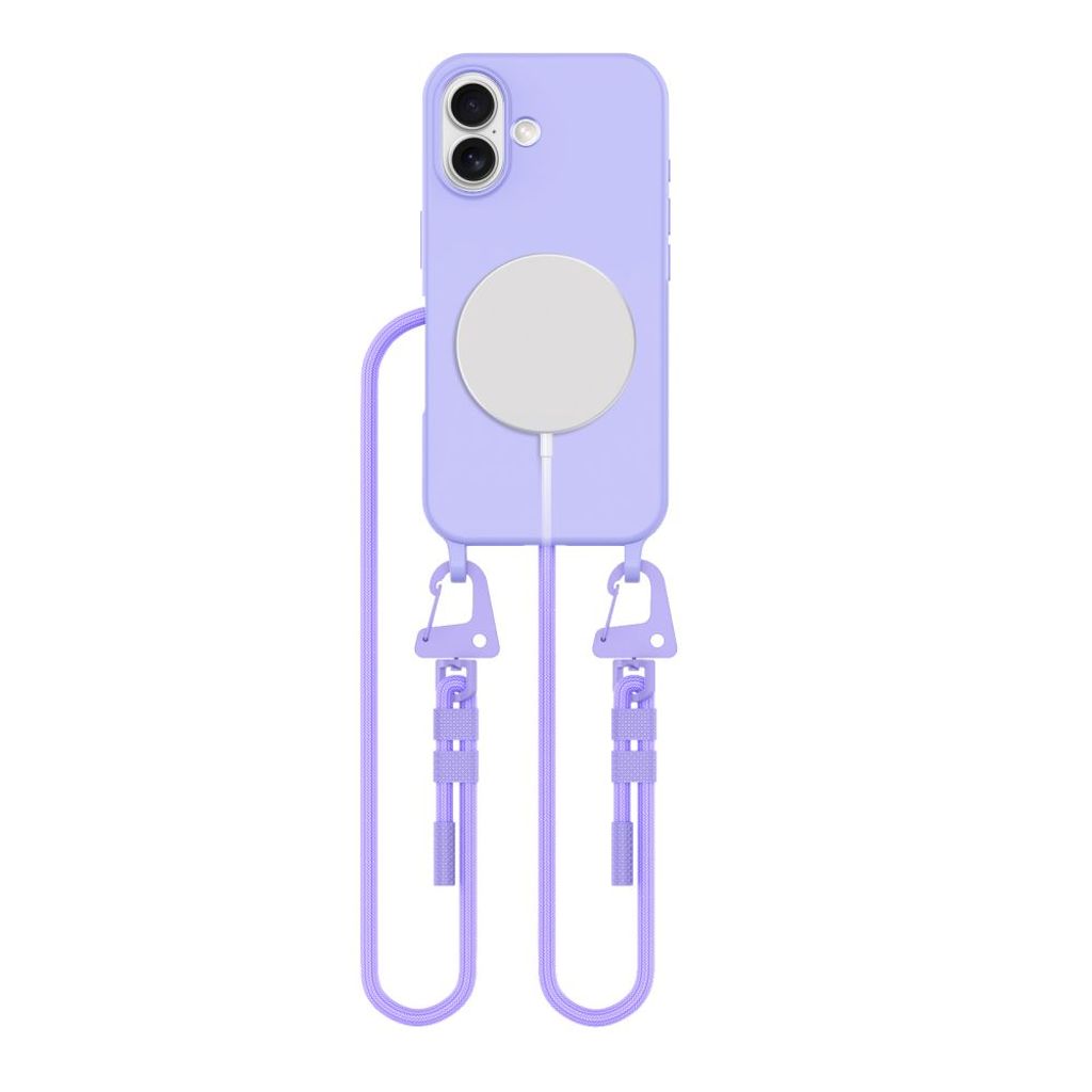 Tech-Protect MagNecklace MagSafe Case for iPhone 16 - Purple