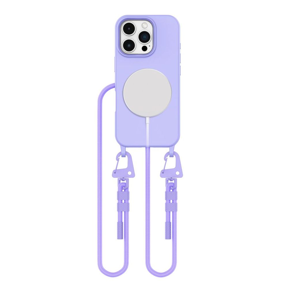 Tech-Protect MagNecklace MagSafe Deksel til iPhone 16 Pro Max - Lilla