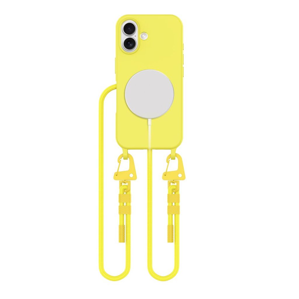 Tech-Protect MagNecklace MagSafe Case for iPhone 16 - Yellow