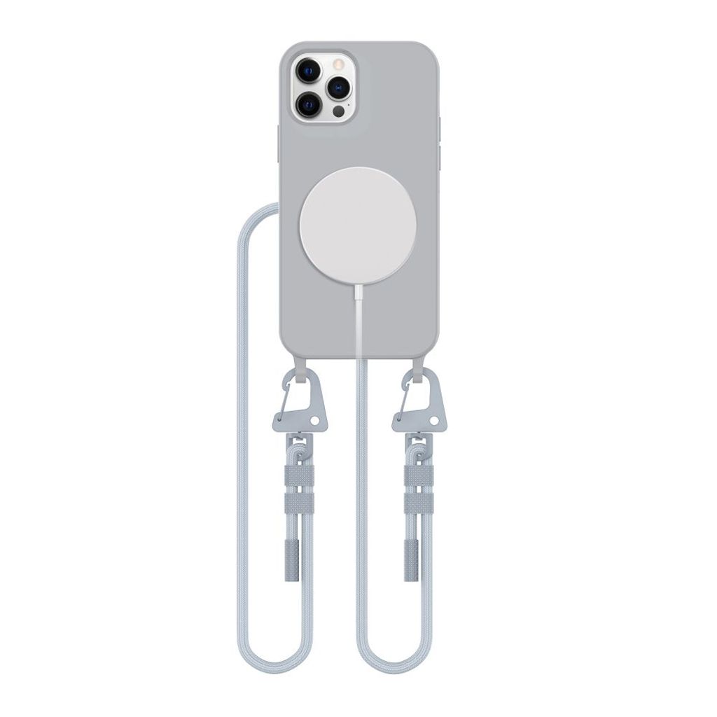 Tech-Protect MagNecklace MagSafe Deksel til iPhone 12/12 Pro - Grå