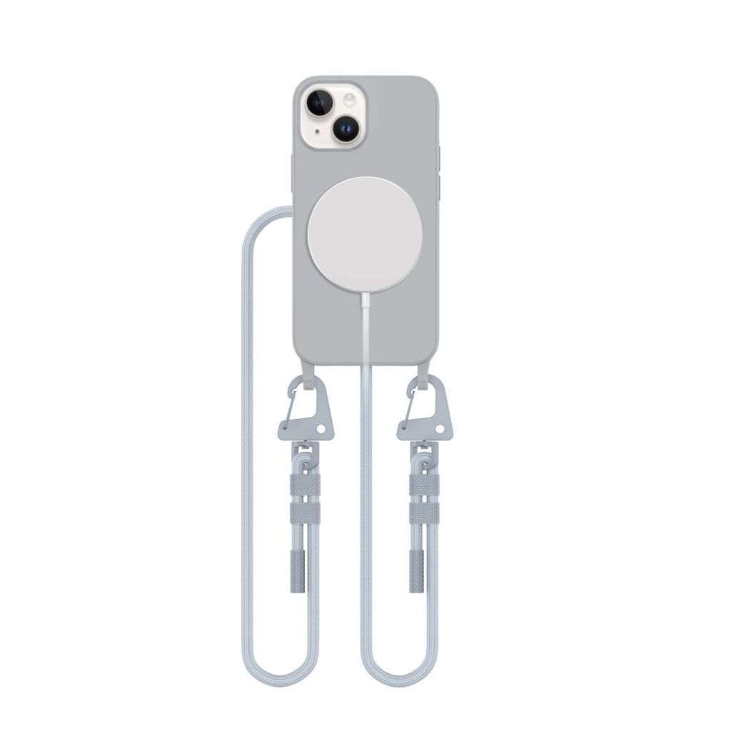 Tech-Protect MagNecklace MagSafe Skal till iPhone 13 Mini - Grå