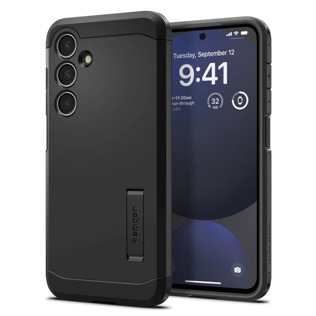 Spigen Tough Armor Deksel til Samsung Galaxy S24 FE - Svart