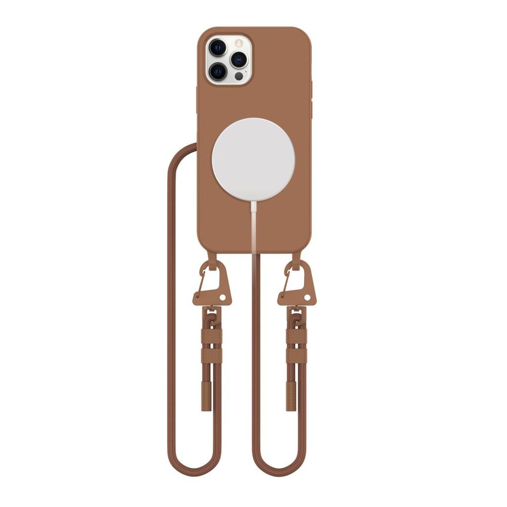 Tech-Protect MagNecklace MagSafe Deksel til iPhone 12/12 Pro - Brun