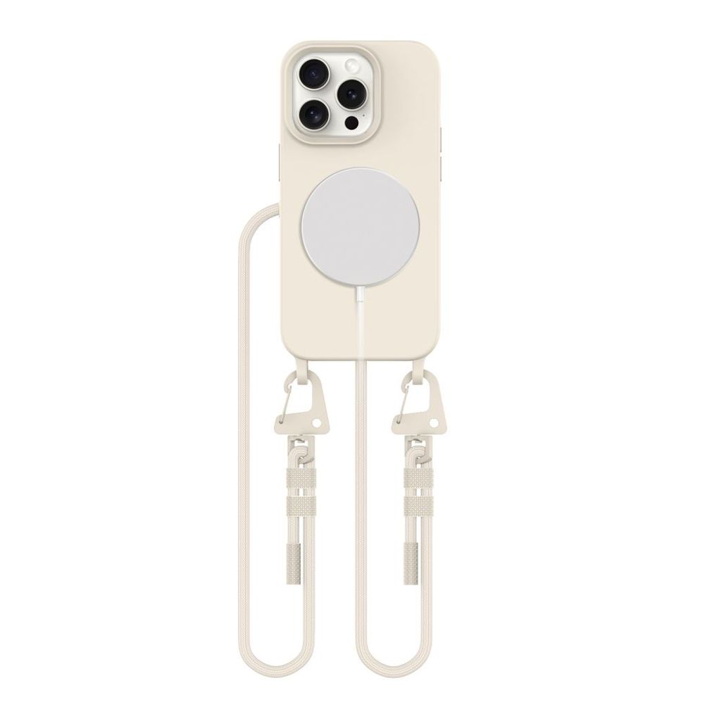 Tech-Protect MagNecklace MagSafe Cover til iPhone 14 Pro - Beige