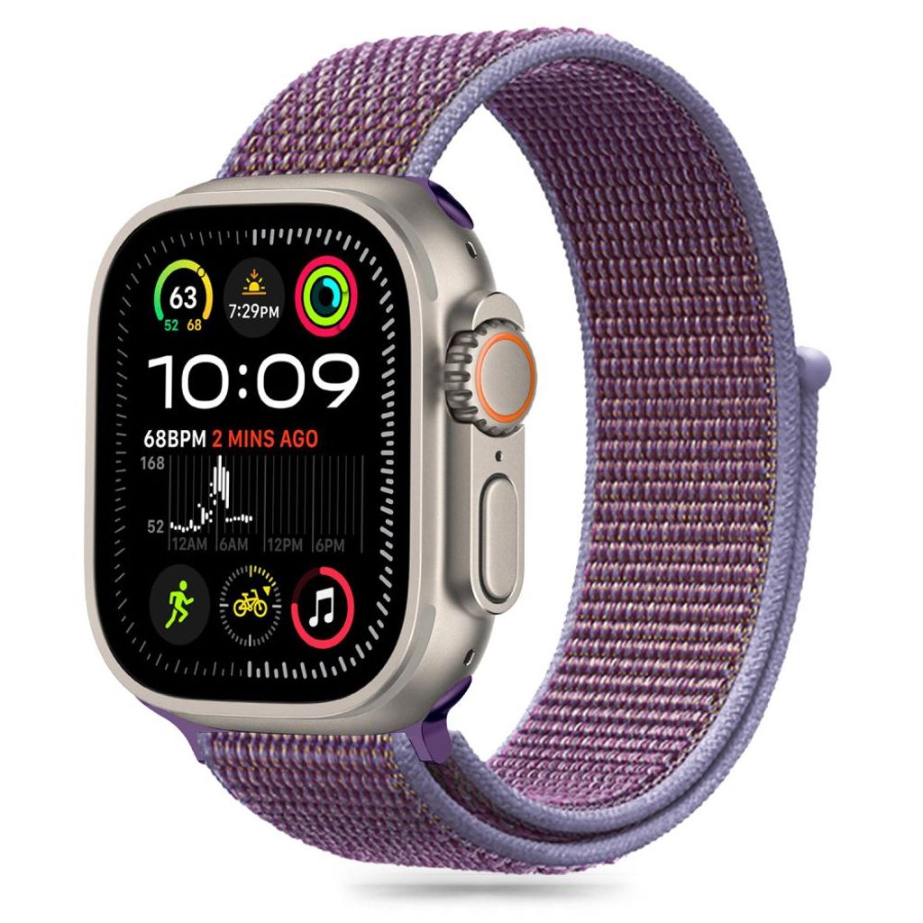 Tech-Protect Nylon Klokkereim til Apple Watch 40/41/42 mm - Lilla