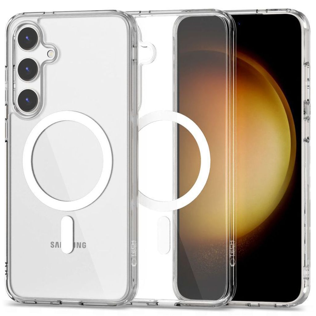 Tech-Protect FlexAir Hybrid MagSafe Kuori Samsung Galaxy S24 FE - Läpinäkyvä