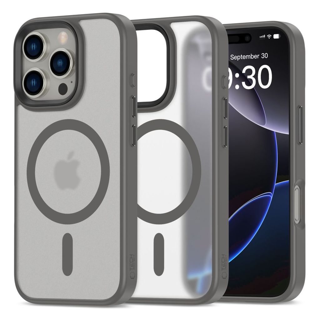 Tech-Protect MagMat MagSafe Deksel til iPhone 16 Pro - Titanium
