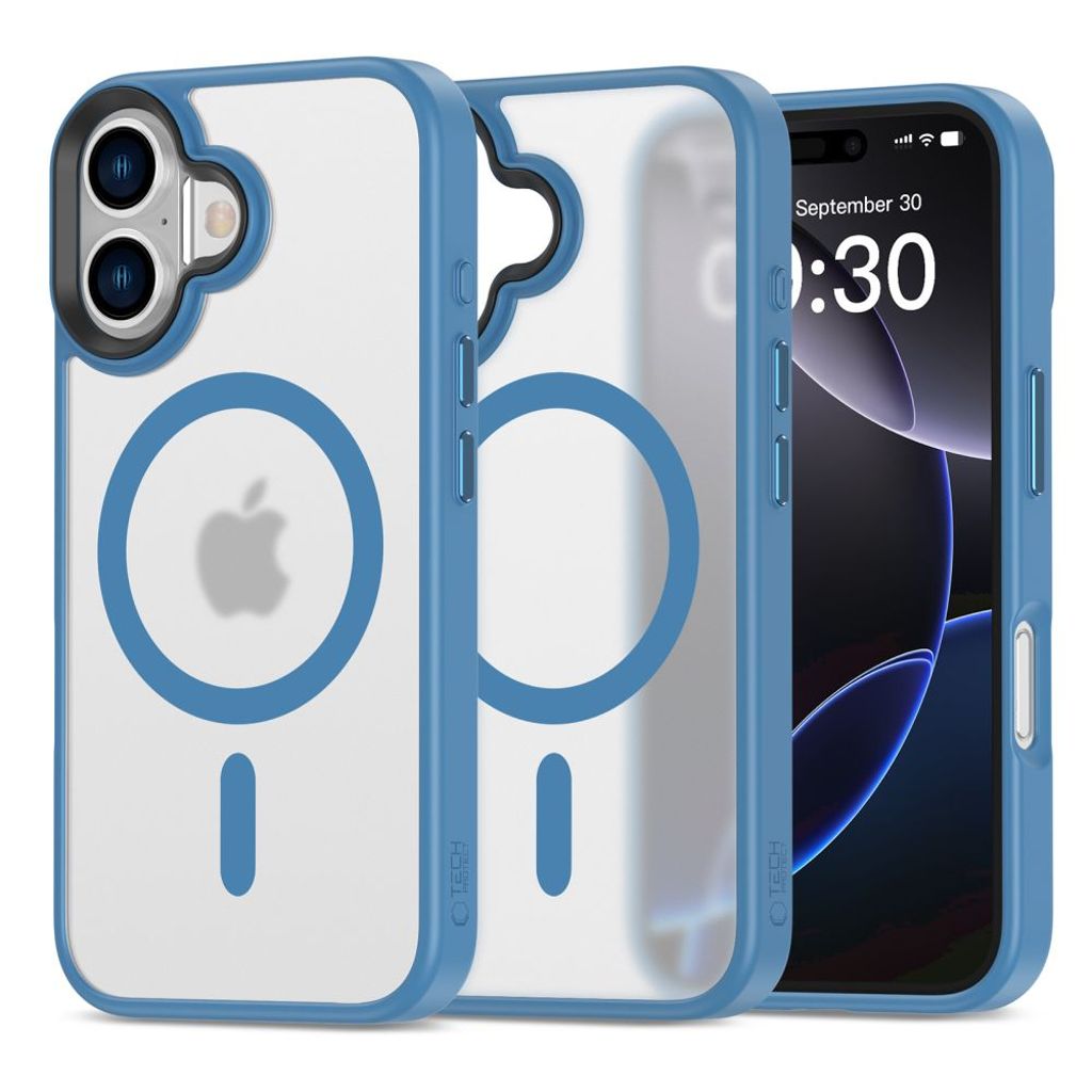 Tech-Protect MagMat MagSafe Case for iPhone 16 - Blue