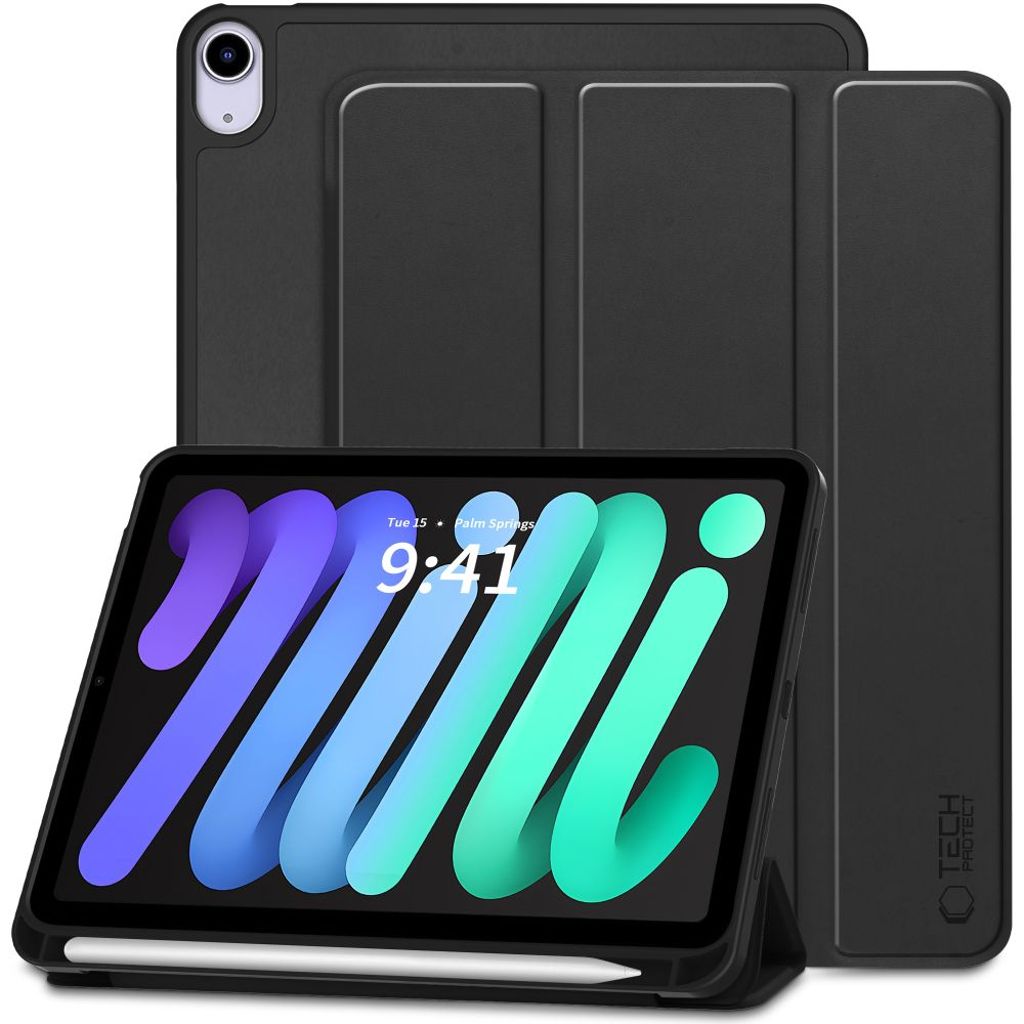 Tech-Protect SC Pen Etui til iPad Mini 6 2021 / A17 2024 - Sort