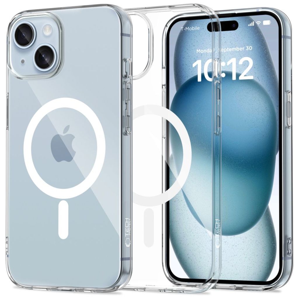Tech-Protect FlexAir MagSafe Case for iPhone 15 - Transparent