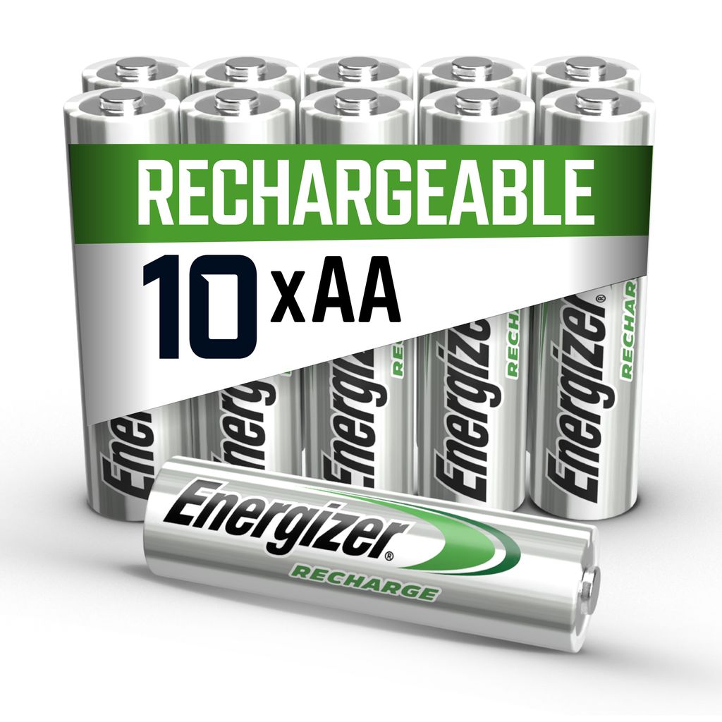 Energizer wiederaufladbare Power Plus AA-Batterien 1,2 V – 10er-Packung