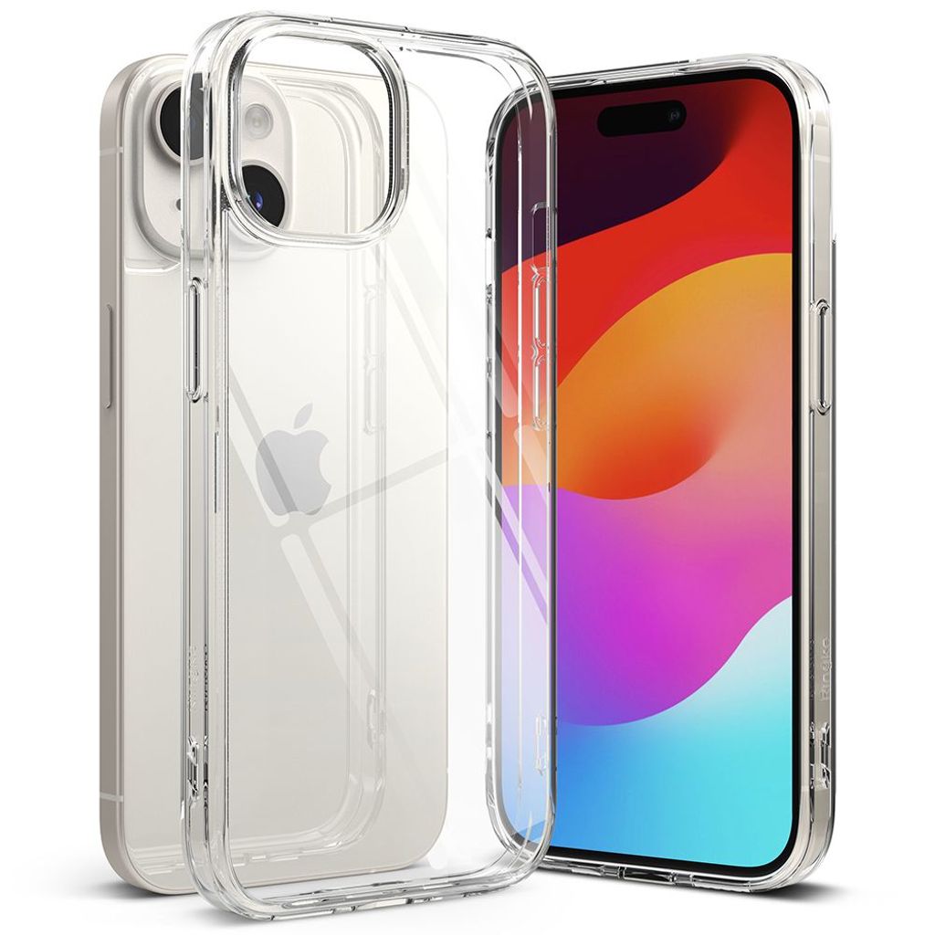 Ringke Fusion Deksel til iPhone 15 Plus - Gjennomsiktig