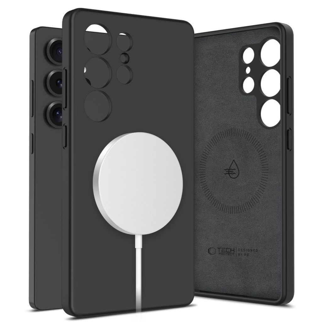 Tech-Protect Liquid Silicone MagSafe Deksel til Samsung Galaxy S25 Ultra - Lilla