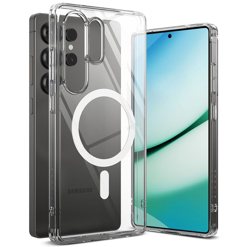 Ringke Fusion MagSafe Cover til Samsung Galaxy S25 Ultra - Gennemsigtig