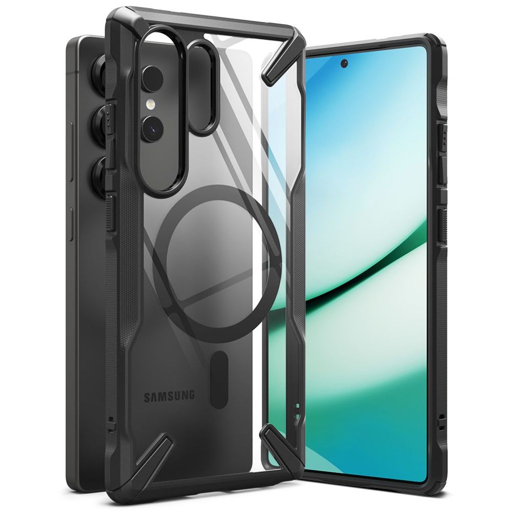 Ringke Fusion X MagSafe Cover til Samsung Galaxy S25 Ultra - Sort