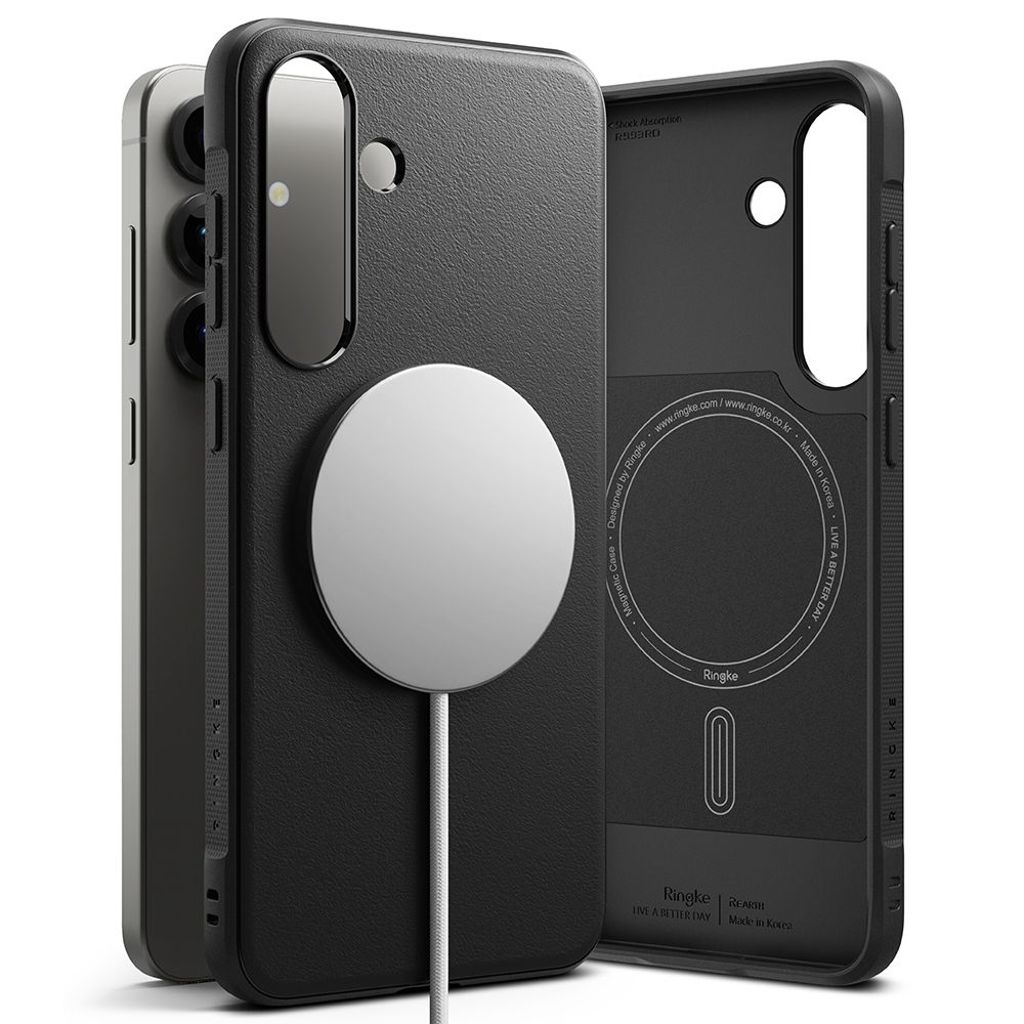 Ringke Onyx MagSafe Cover til Samsung Galaxy S25 Plus - Sort