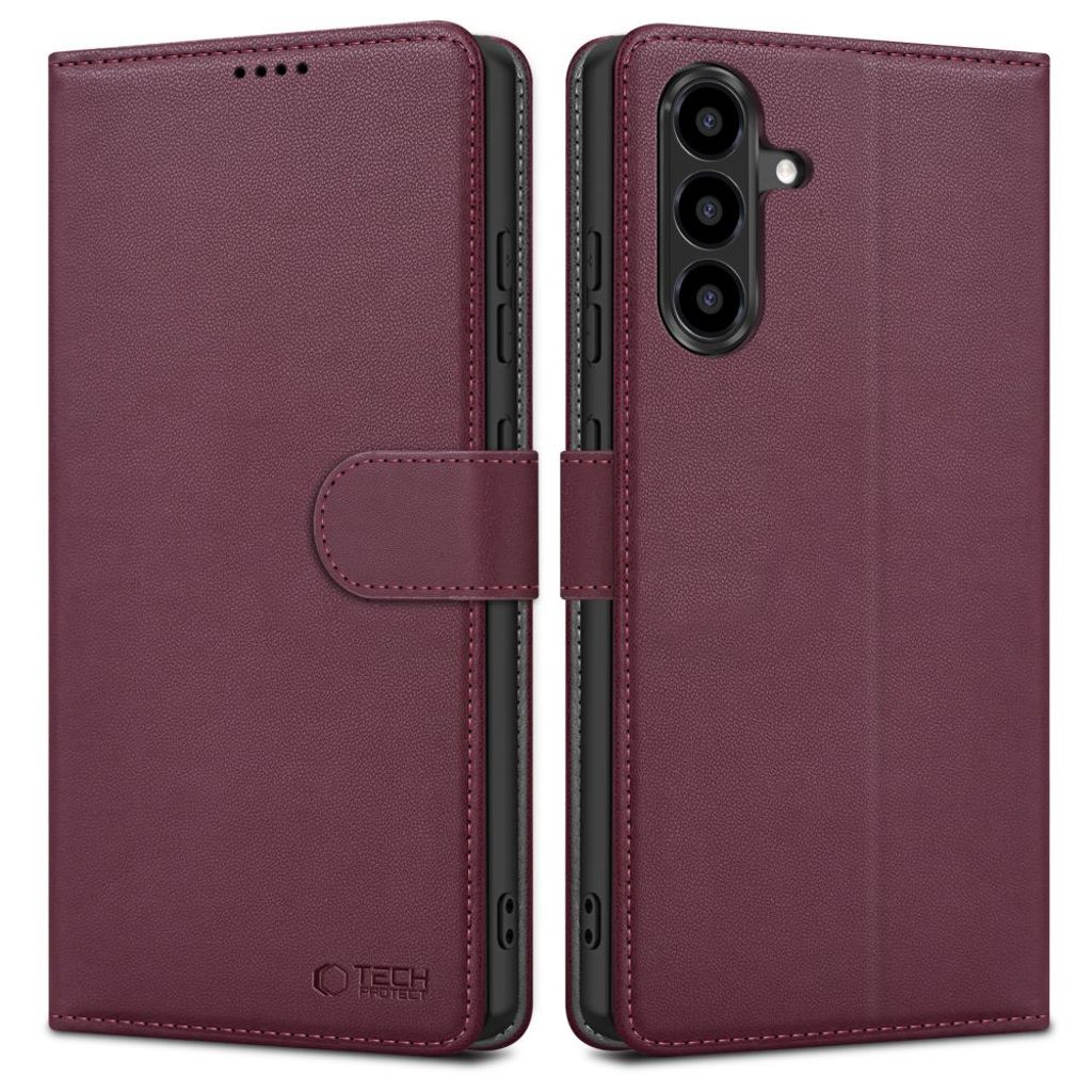 Tech-Protect Wallet Kotelo Samsung Galaxy A56 5G - Burgundy