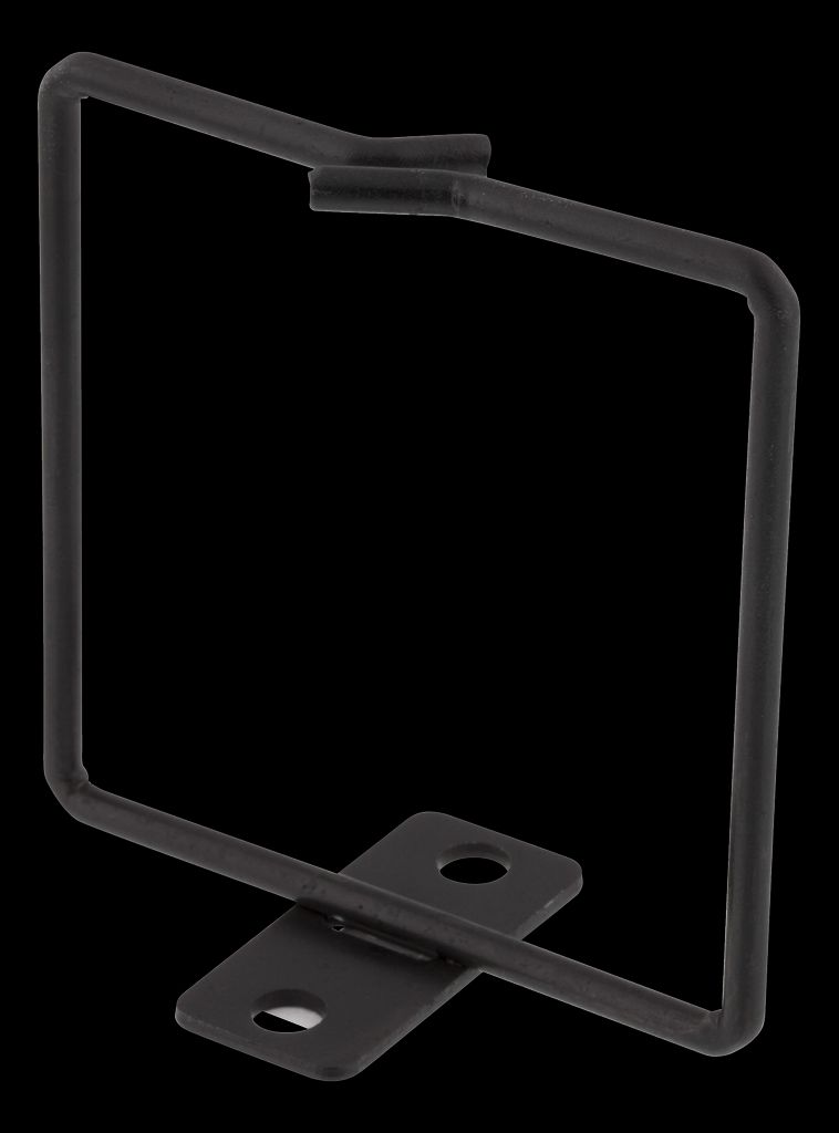 Deltaco kabelkrok for vertikal 19″ montering – svart
