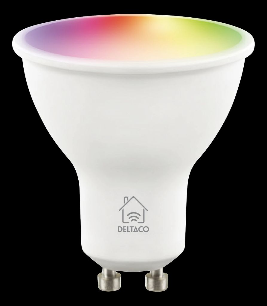 Deltaco Älykäs LED-lamppu GU10 RGB WiFi 4,7 W
