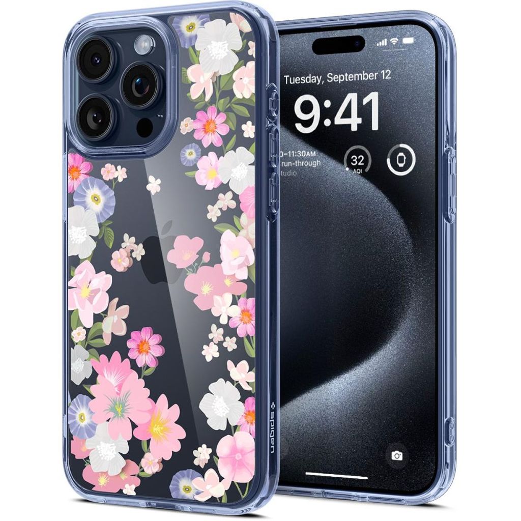 Spigen Ultra Hybrid Case for iPhone 15 Pro - Transparent