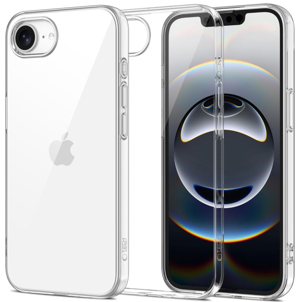 Tech-Protect FlexAir Case for iPhone 16e - Transparent