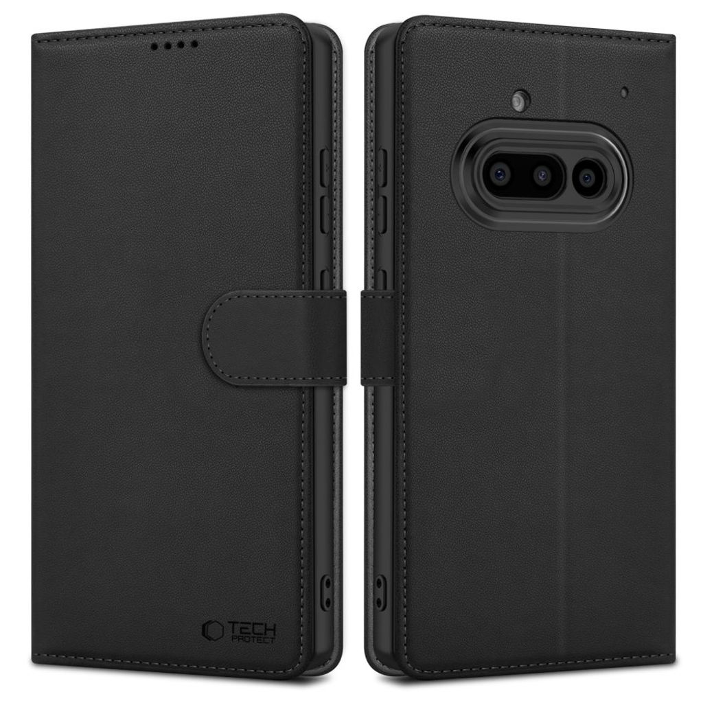 Tech-Protect Wallet Fodral till Nothing Phone 3A - Matte Black