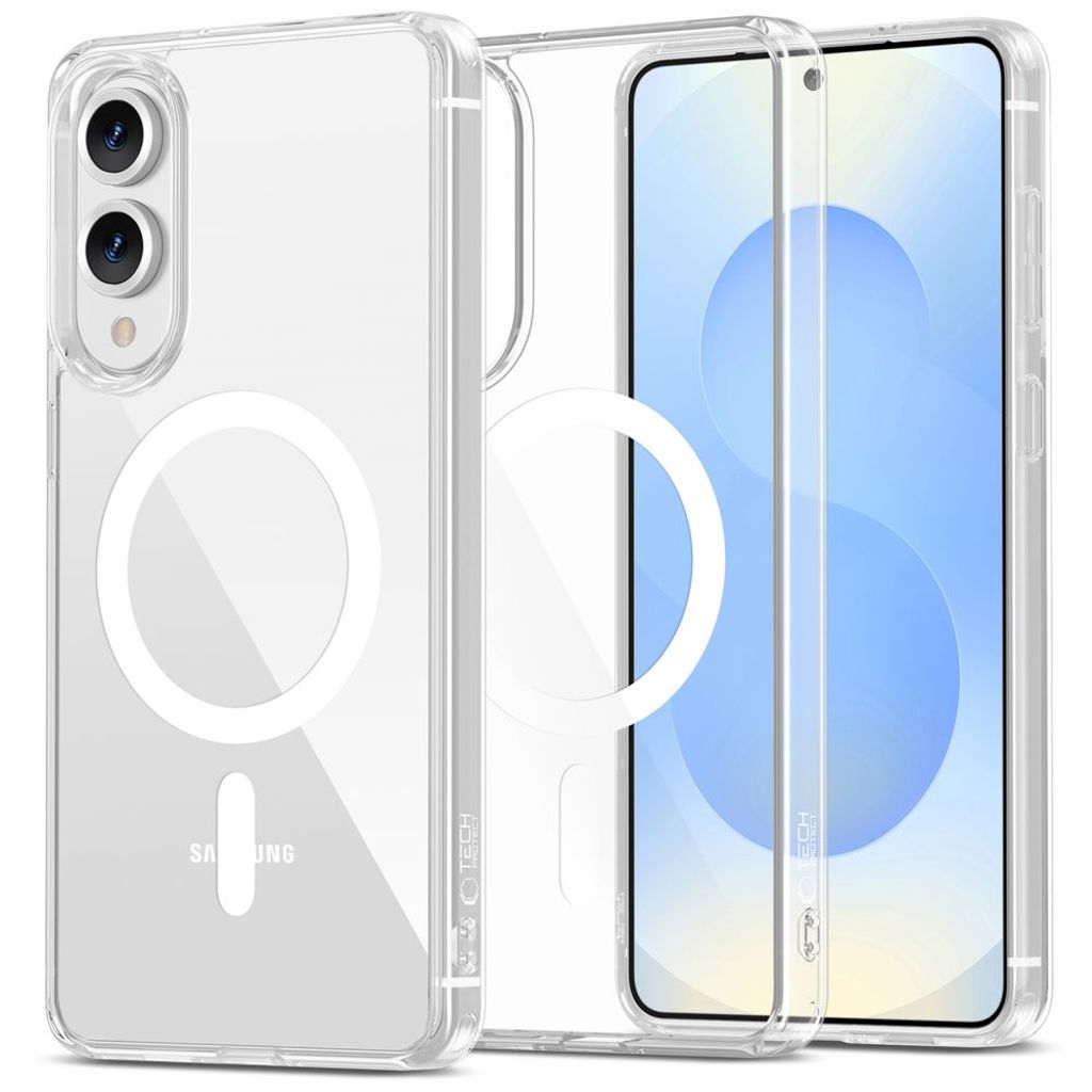 Tech-Protect FlexAir Hybrid MagSafe Kuori Samsung Galaxy S25 Edge - Läpinäkyvä