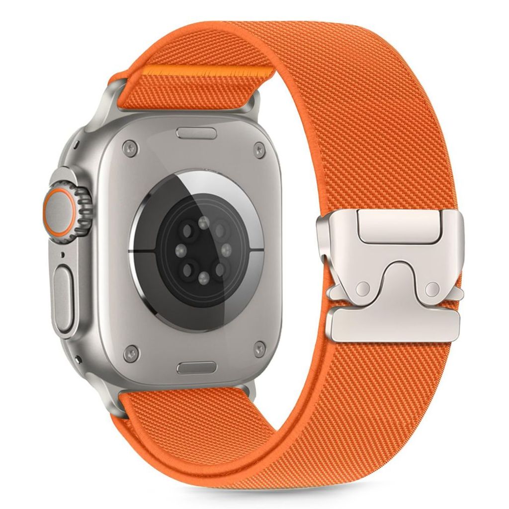 Tech-Protect Nylon Clasp Klokkereim til Apple Watch 44/45/46/49 mm - Oransje