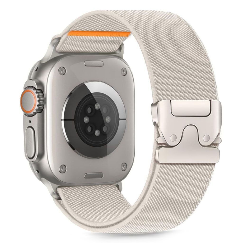 Tech-Protect Nylon Clasp Klokkereim til Apple Watch 44/45/46/49 mm - Grå