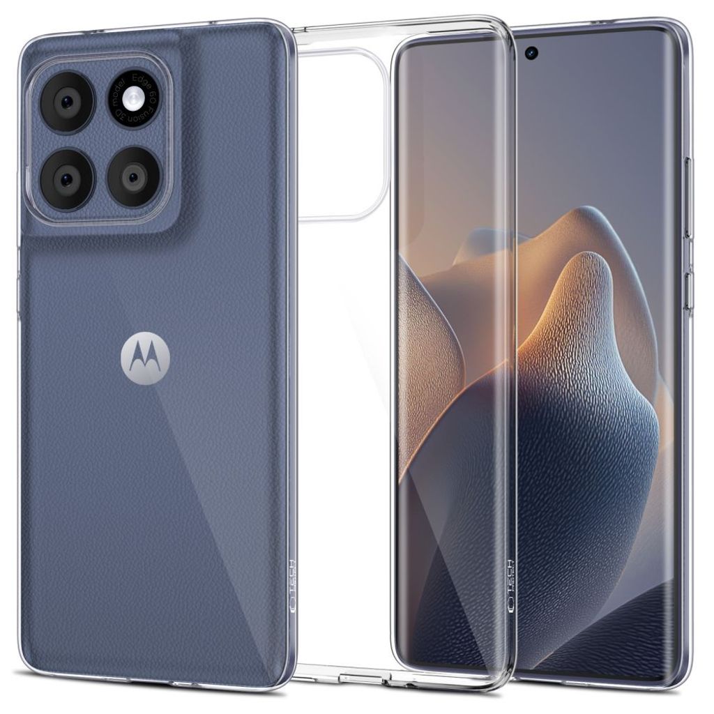 Tech-Protect FlexAir Cover til Motorola Edge 60 Fusion - Gennemsigtig