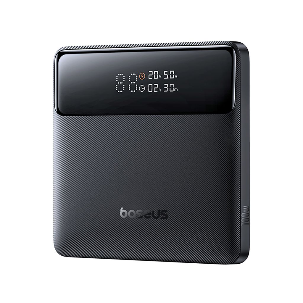 Baseus Blade H1 powerbank 20000mAh 100W med display – sort