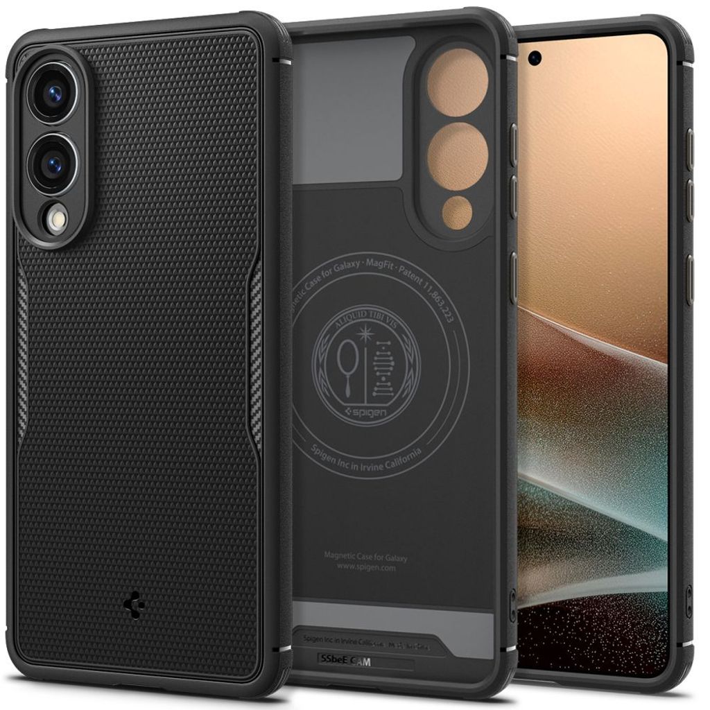Spigen Core Armor MagSafe Kuori Samsung Galaxy S25 Edge - Musta