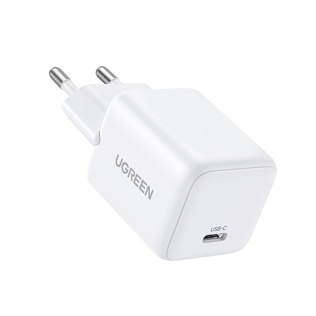 Ugreen X512 20W GaN 1x USB-C Vegglader - Hvit