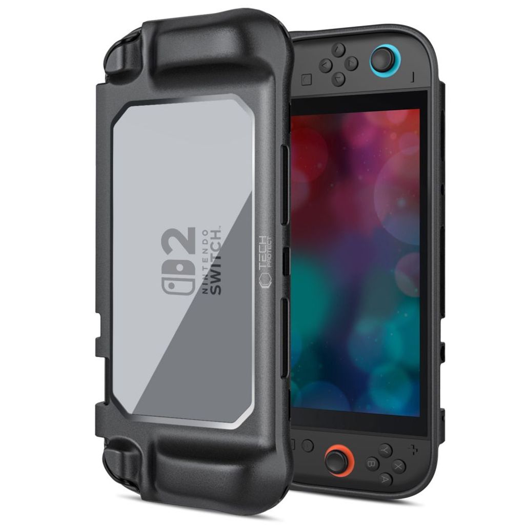 Tech-Protect Nintendo Switch 2 Cover MagMat – Sort og Gennemsigtig