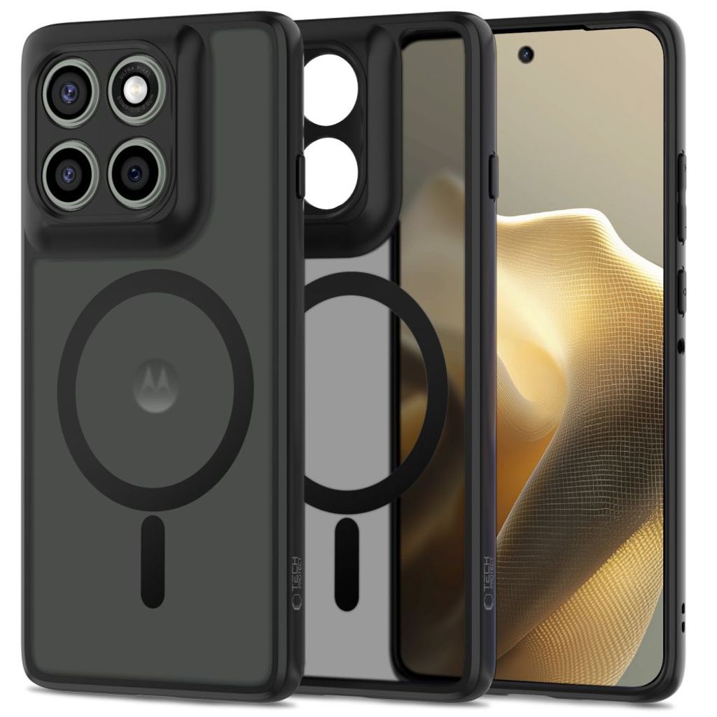 Tech-Protect MagMat MagSafe Skal till Motorola Edge 60 Pro - Matte Black